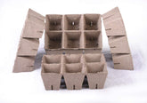 Jiffy flowerpot square 8x8x8 cm, 6 pieces